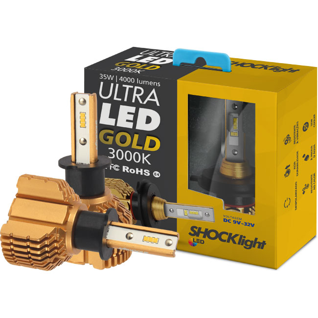 Ampoule H3 LED - Gold Rider